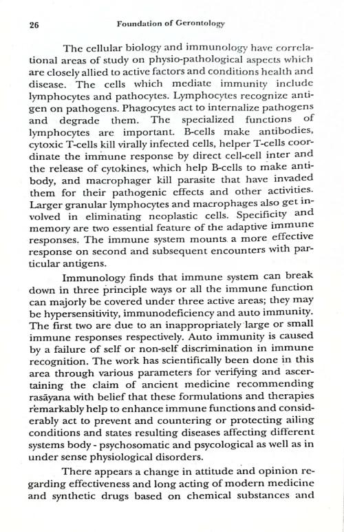 Foundation of Gerontology